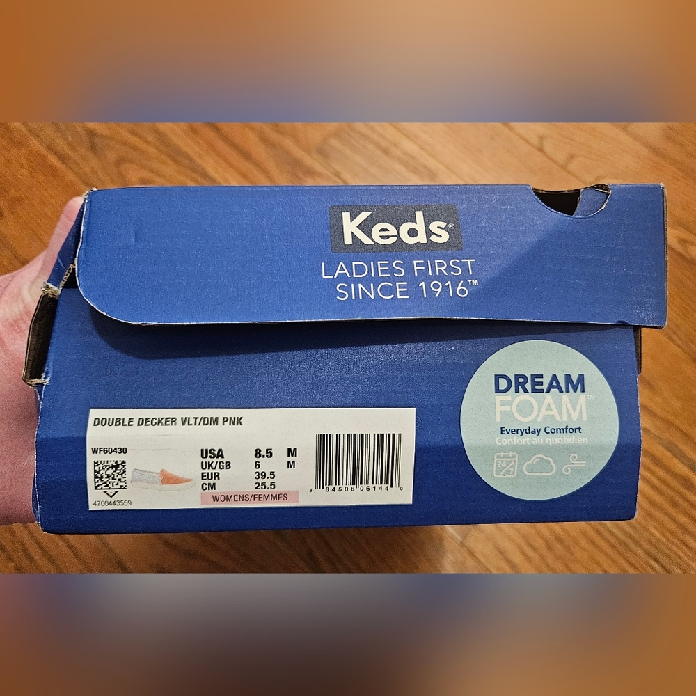 Keds Star Pattern Americana Slip-On Sneakers 8.5 - Picture 2 of 4